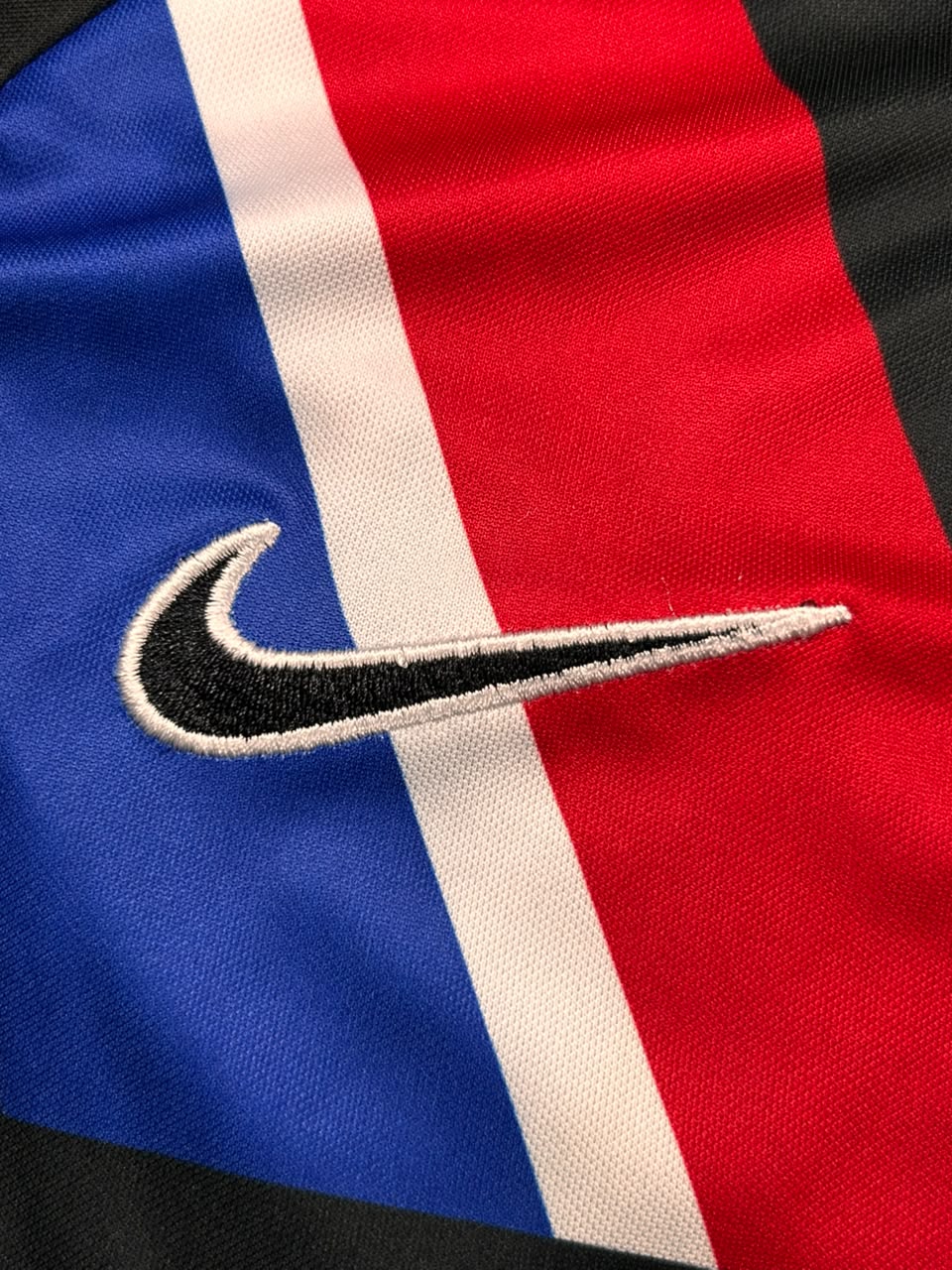 Kit Regata e Short PSG Treino Preto com Listra