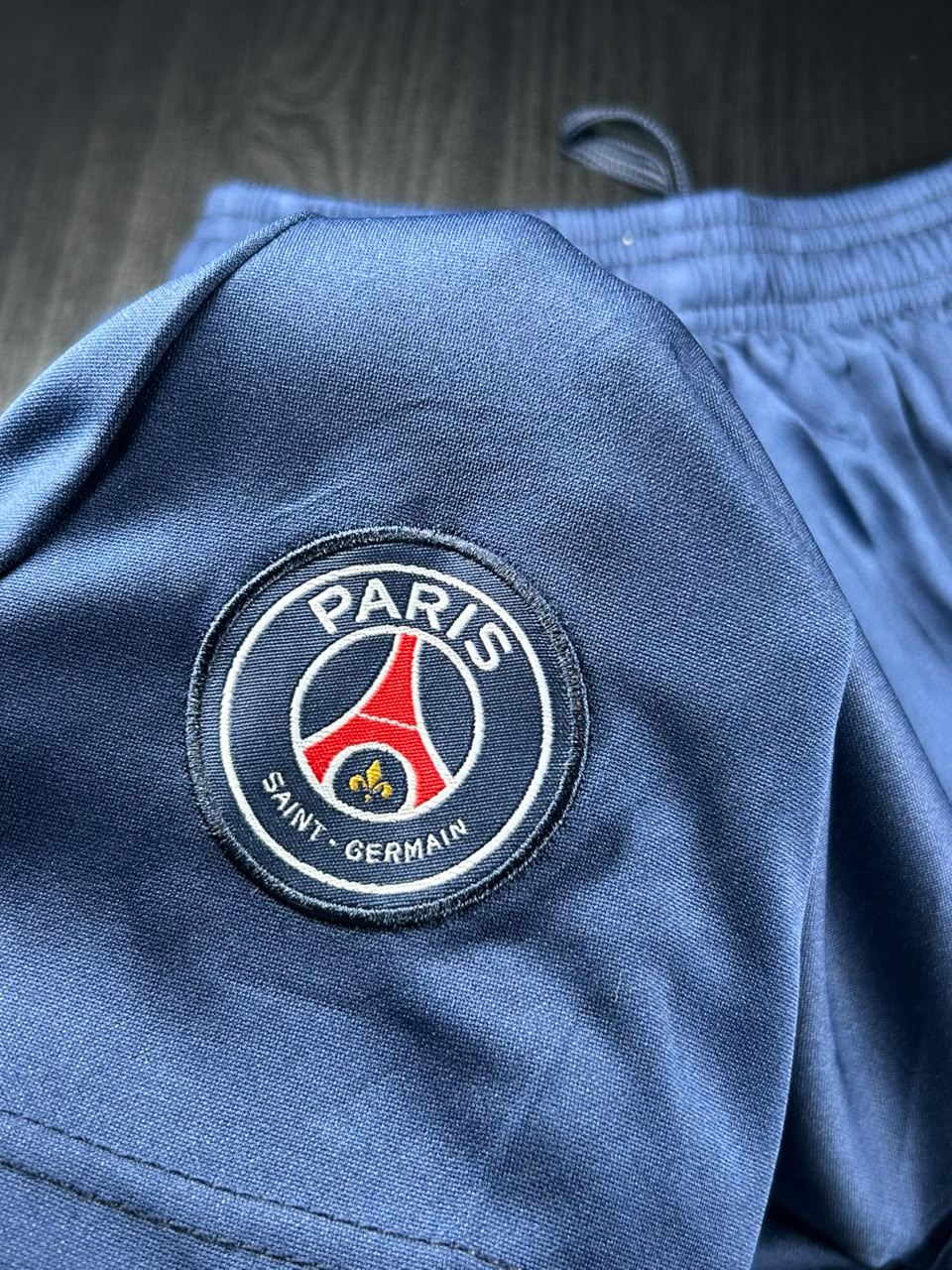 Kit Regata e Short Treino PSG Cinza