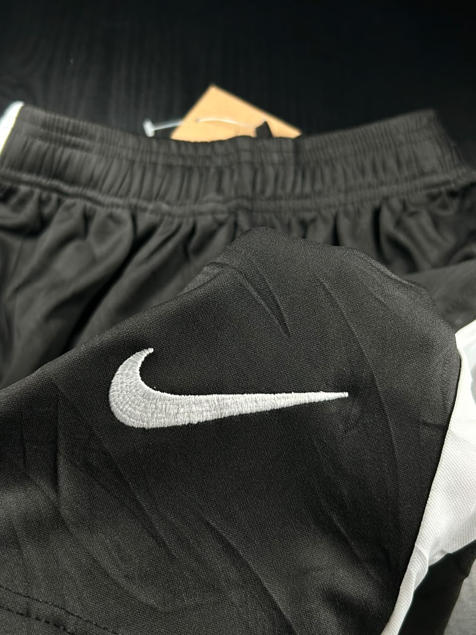 Kit Regata e Short Treino PSG Preto e Branco