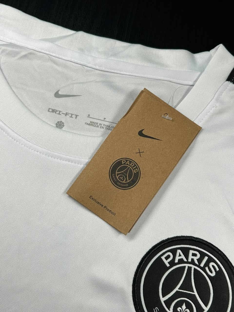 Kit Regata e Short PSG Branco Treino
