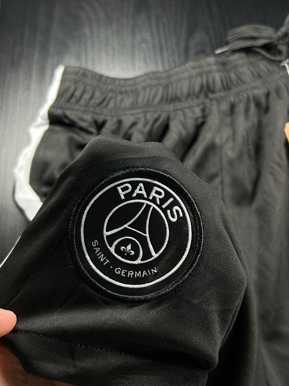 Kit Regata e Short PSG Branco Treino