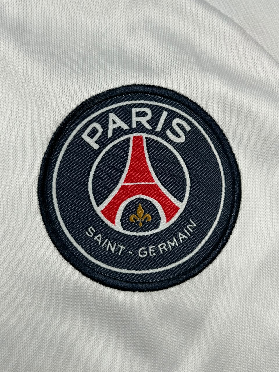 Kit Regata e Short PSG Treino Branco com Listra