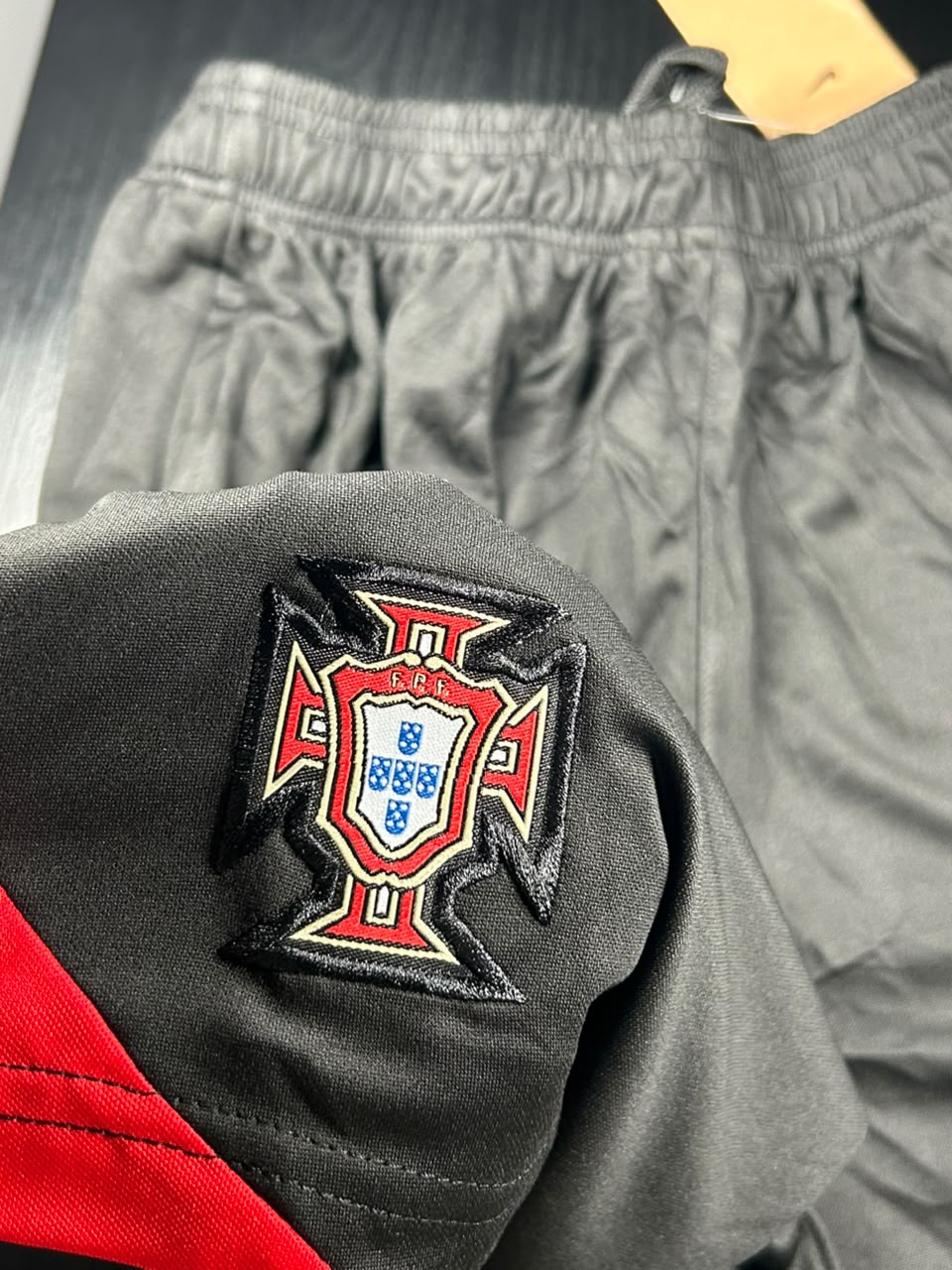 Kit Regata e Short Portugal Preta