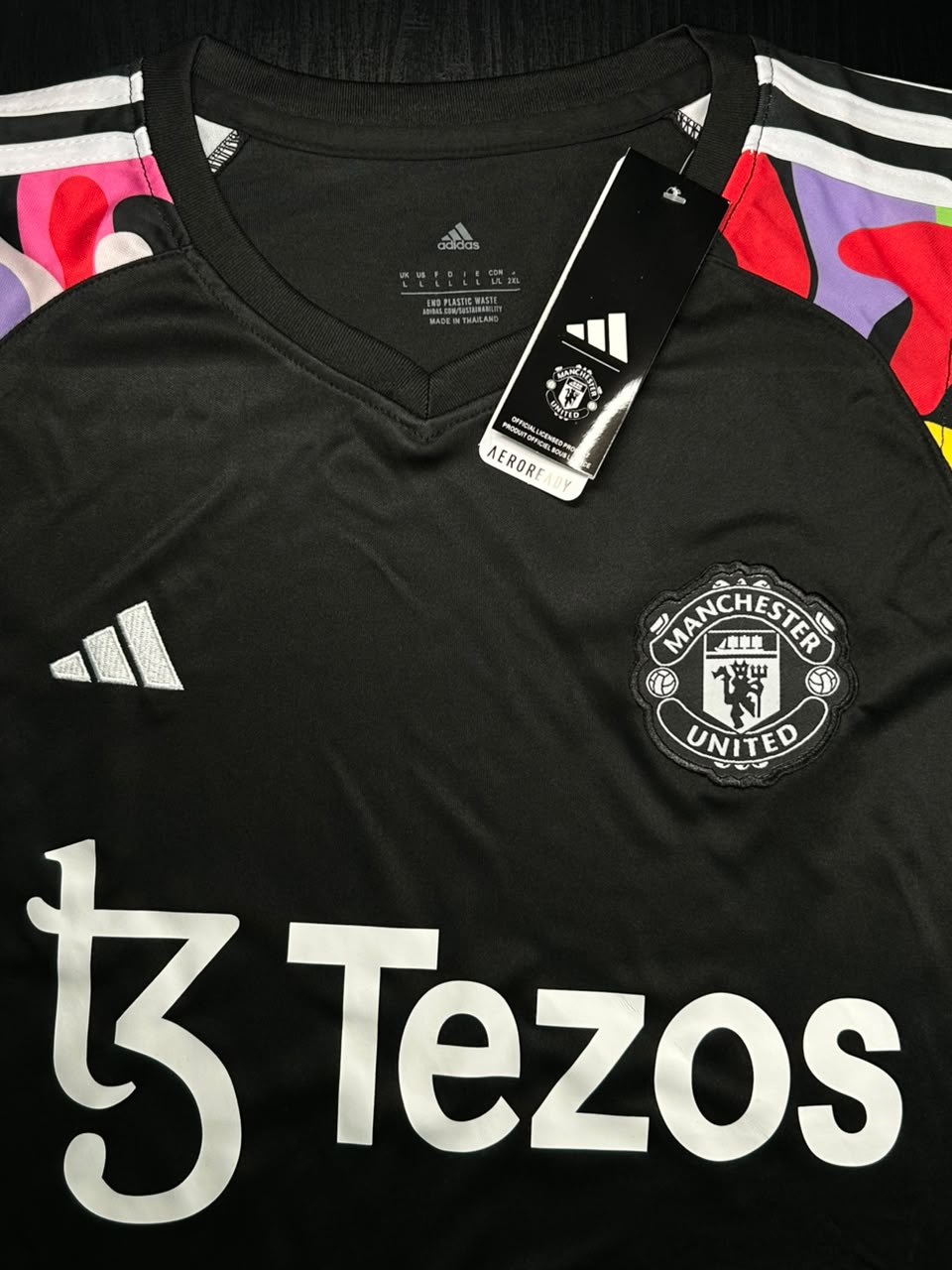 Kit Regata e Short Manchester United Preto
