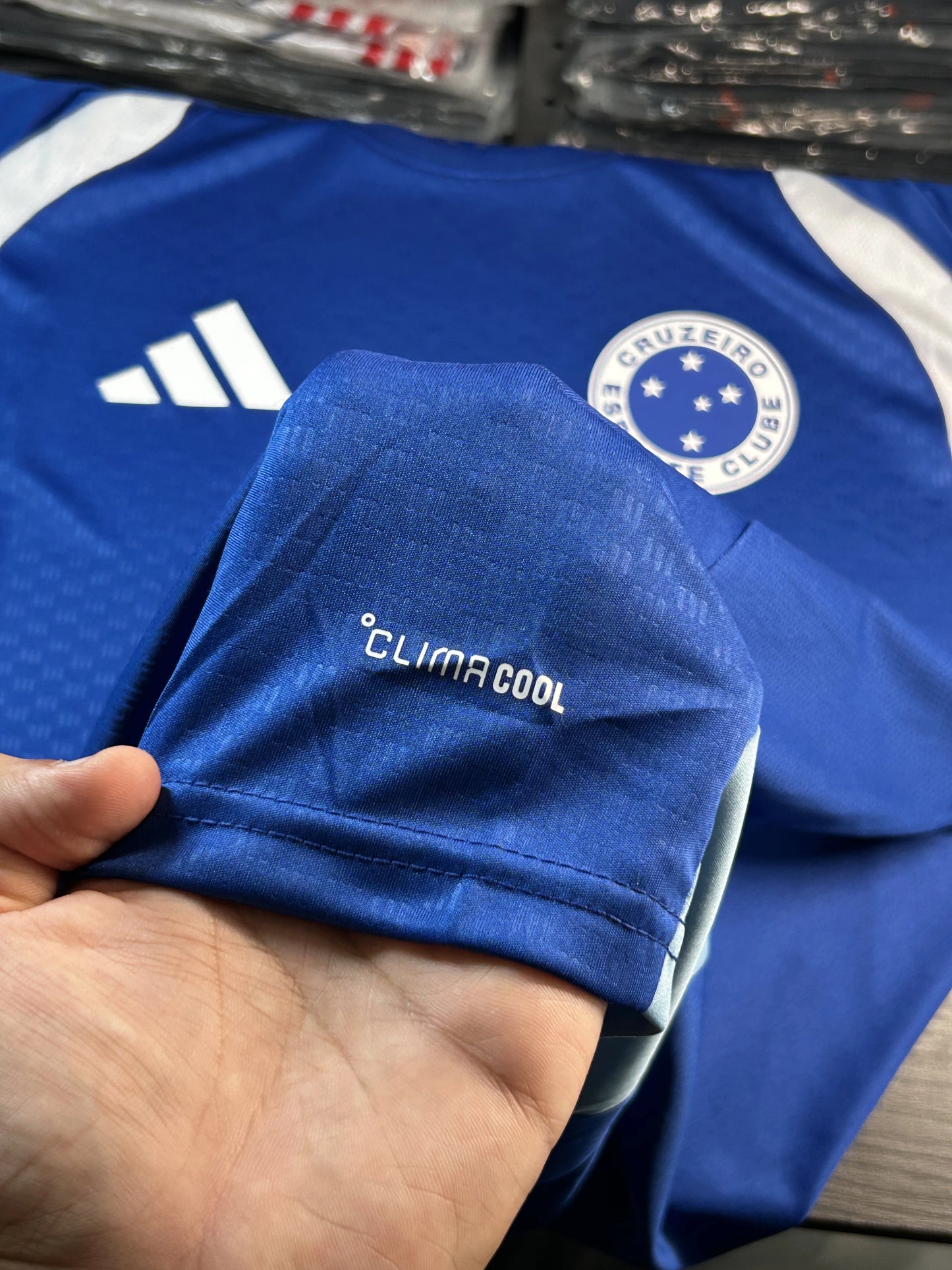 Camisa Cruzeiro Treino Azul Royal Competition 26/27