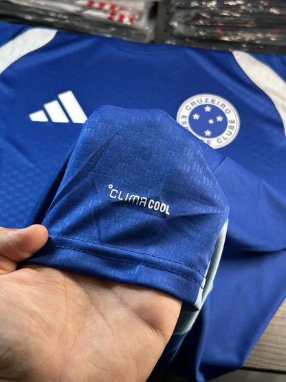 Camisa Cruzeiro Treino Azul Royal Competition 26/27