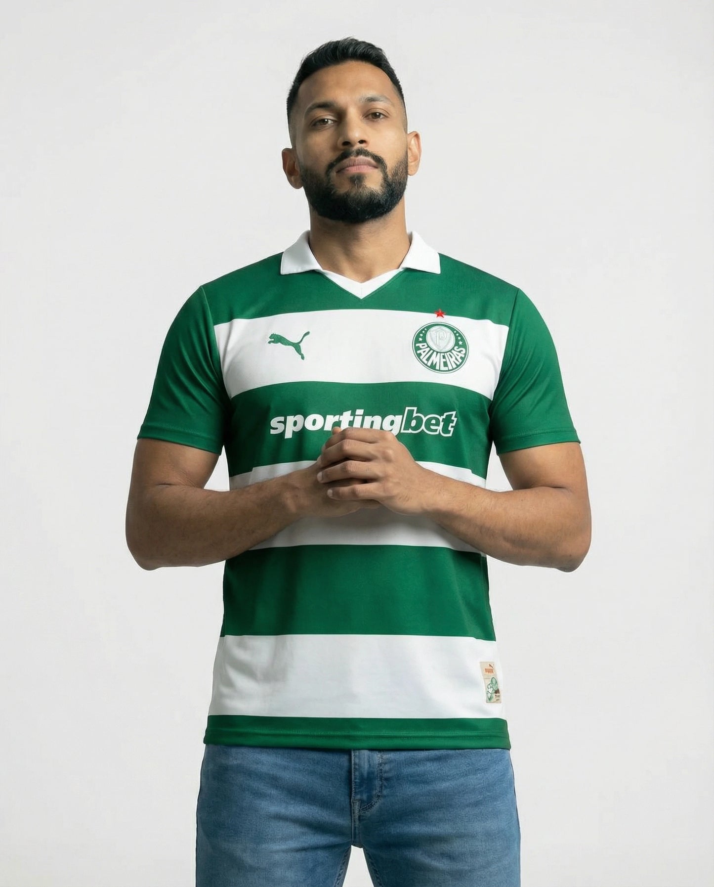 Camisa Palmeiras Listrada Sócio 25/26