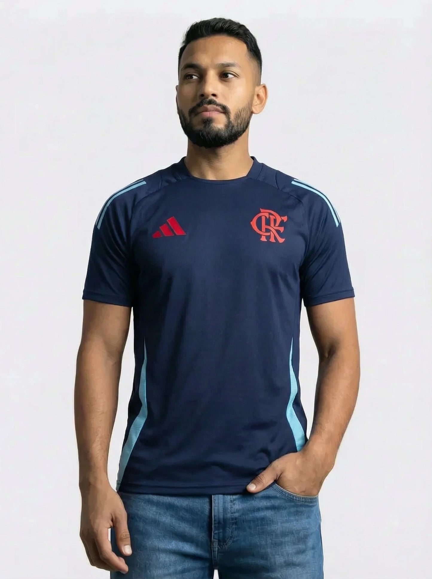 Camisa Flamengo Treino Azul Escuro 25/26