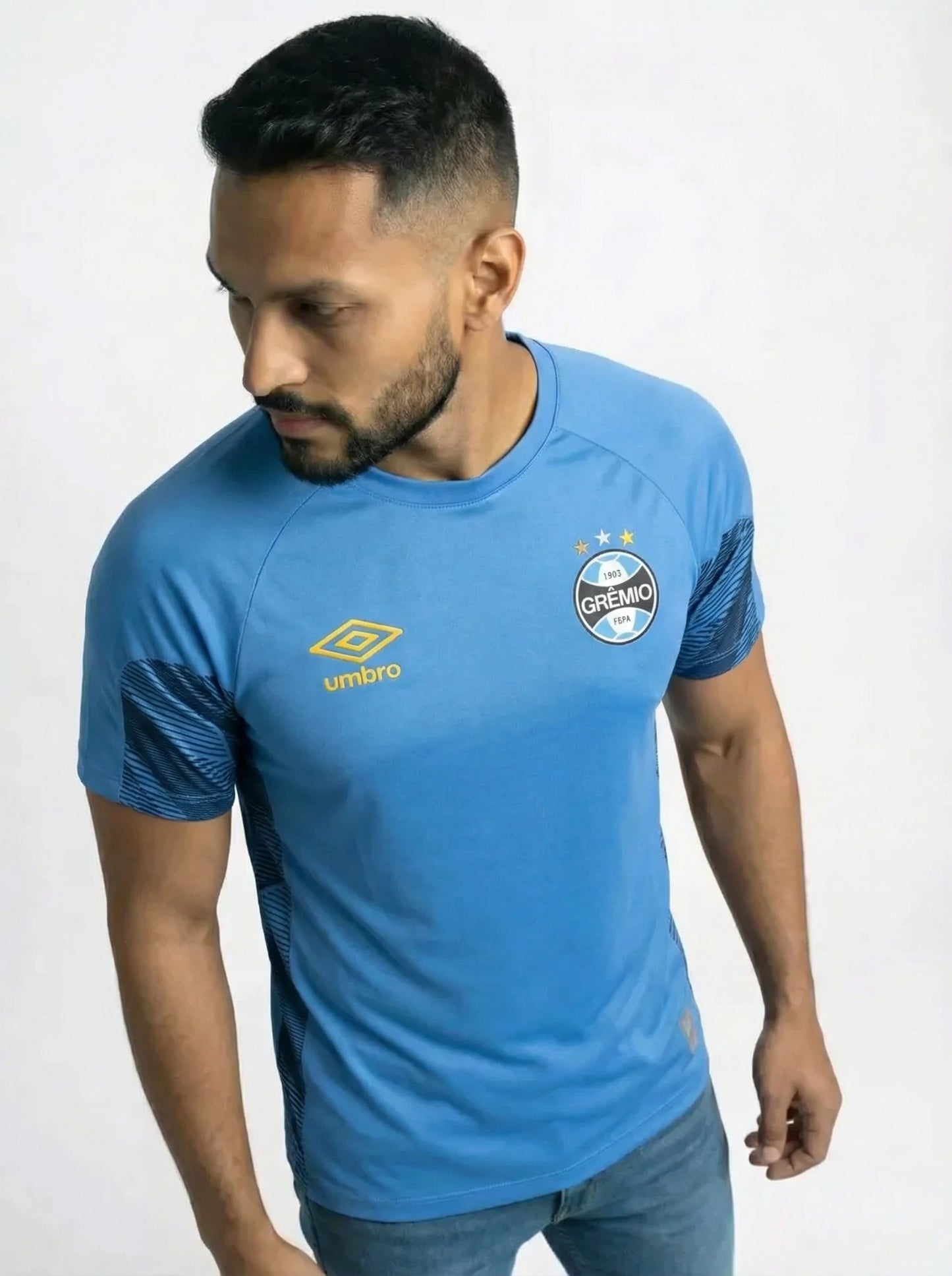 Camisa Grêmio Goleiro Azul Claro 25/26