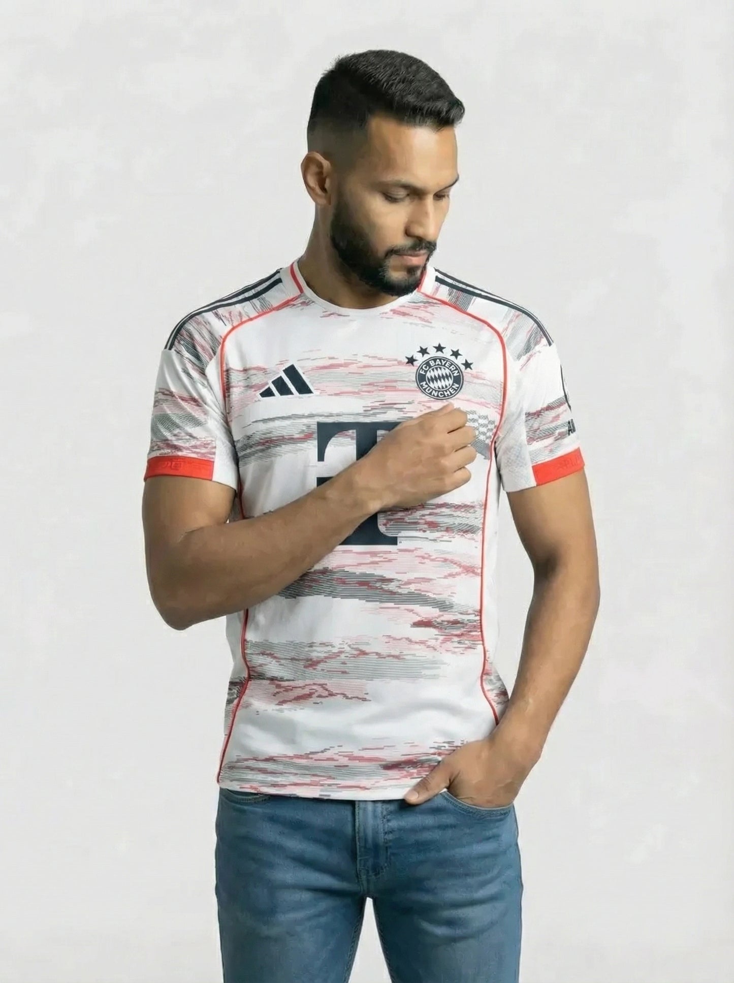 Camisa Bayern de Munique Branca Mesclada II 25/26