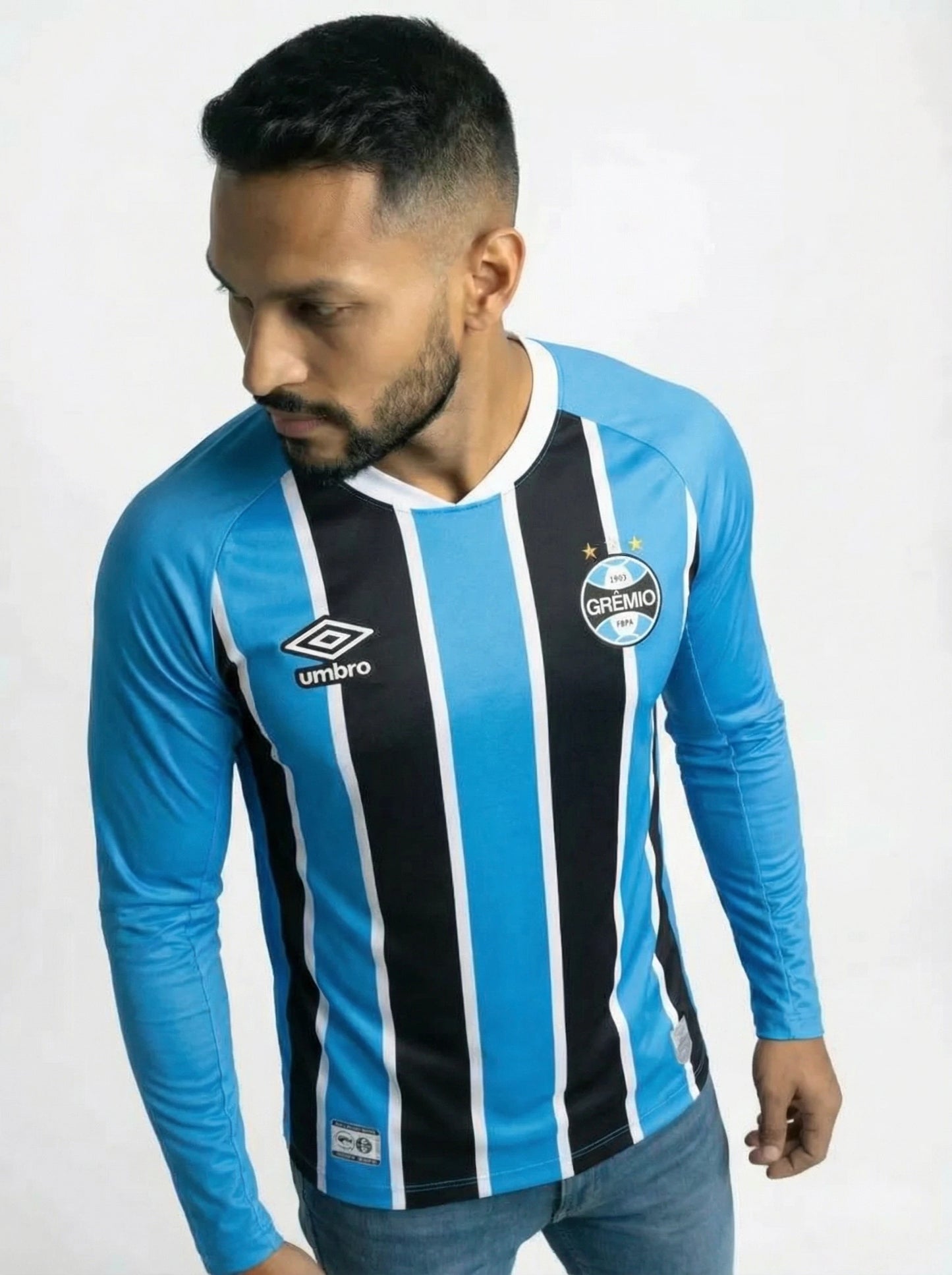 Camisa Manga Longa Grêmio Tricolor I 25/26