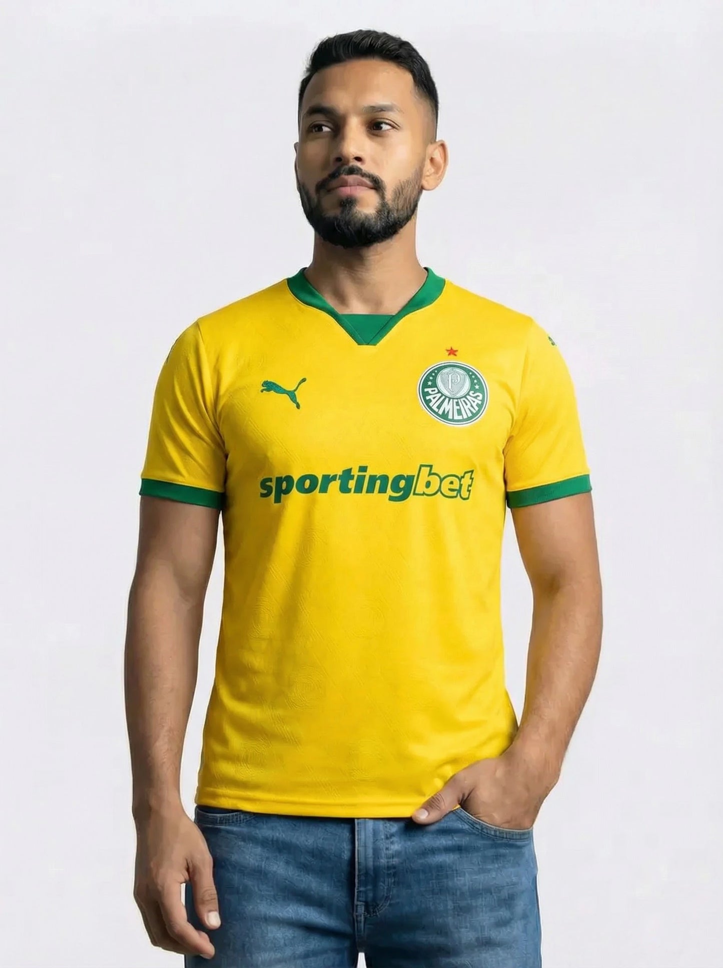Camisa Palmeiras Amarela III 25/26