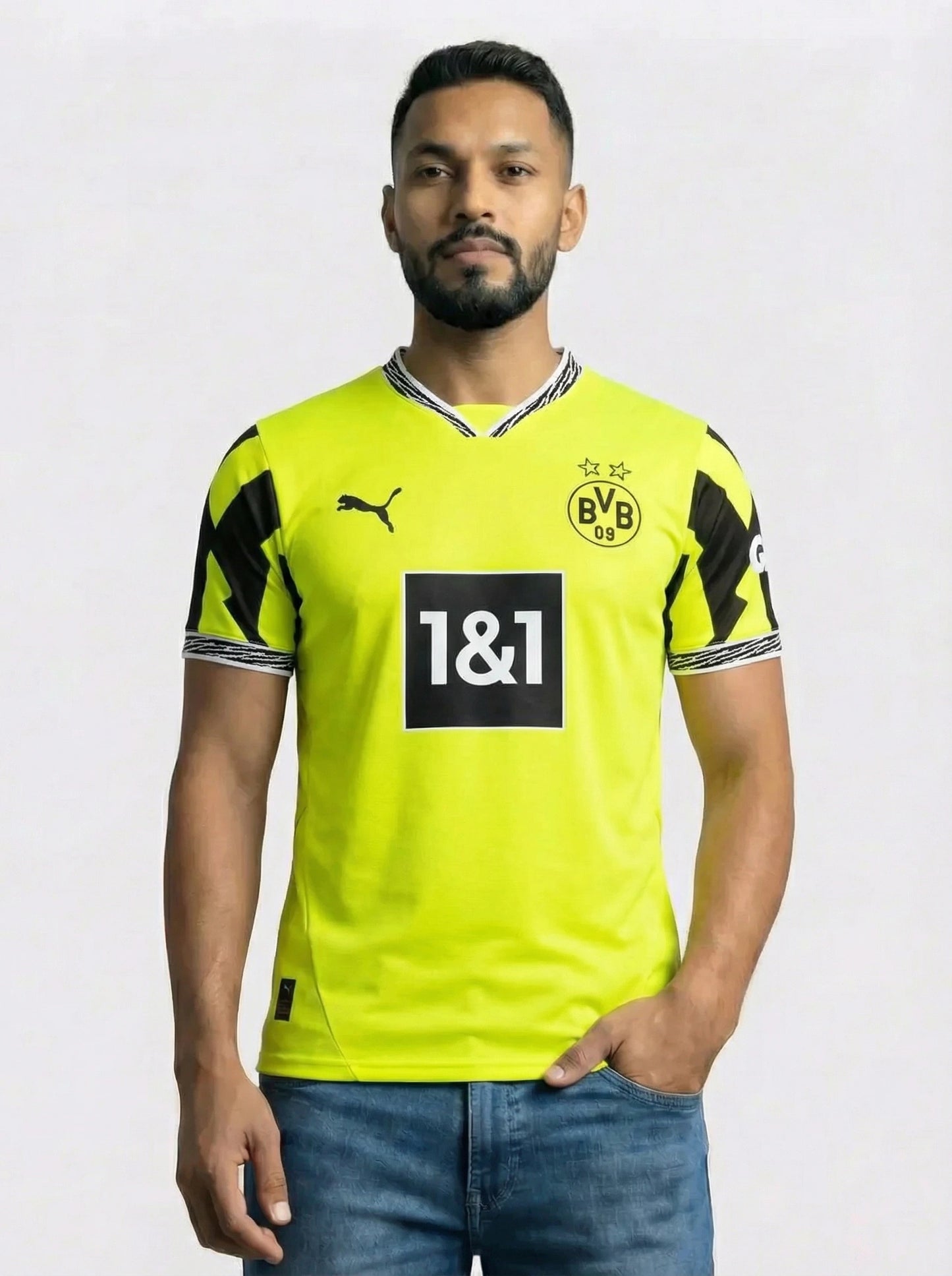 Camisa Borussia Dortmund Verde Limão 25/26