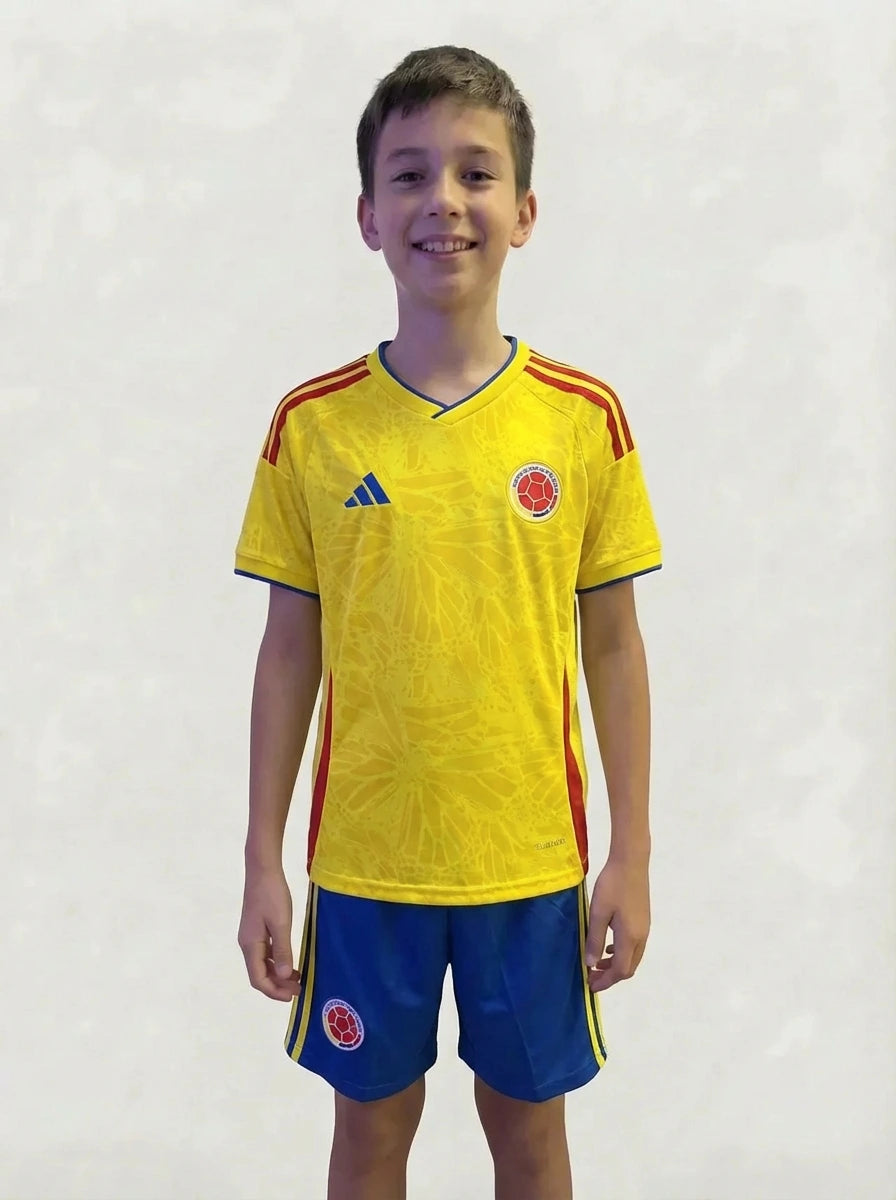 Kit Infantil Seleção Colômbia Amarelo I 26/27