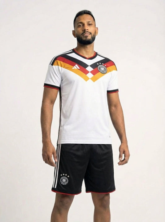 Kit camisa/short Seleção Alemanha Branca I 26/27