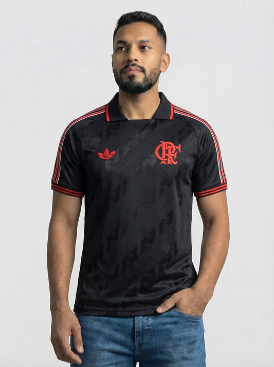 Camisa Flamengo Preta Lifestyle 2026