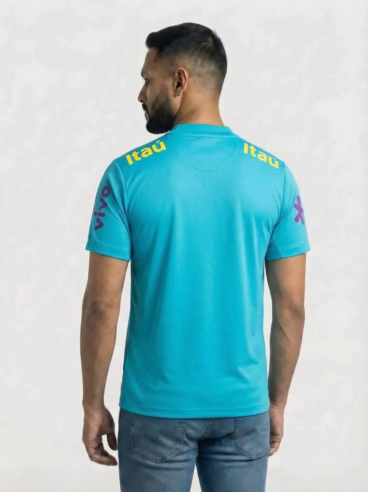 Camisa Seleção Brasil Polo Itaú Verde Claro
