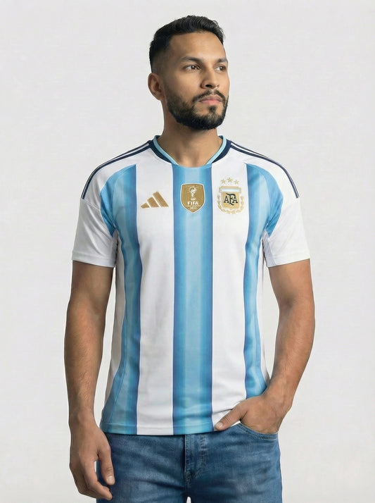 Camisa Seleção Argentina Listrada Copa I 2026