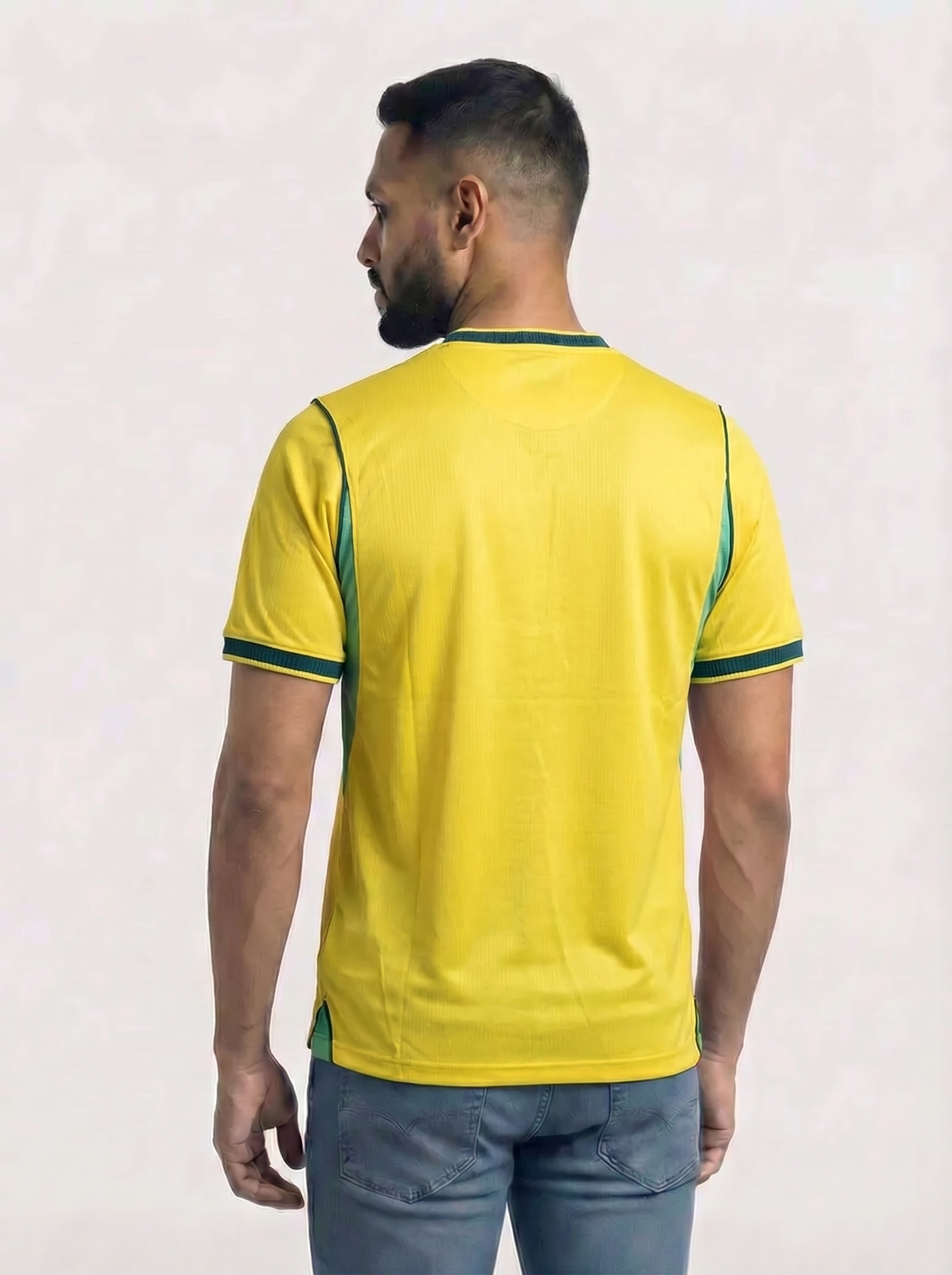 Camisa Torcedor Seleção Brasil Amarela I 26/27 (Gola Verde Escuro)
