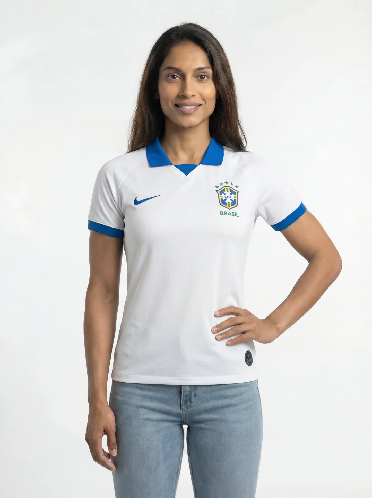Camisa Feminina Brasil Branca II 2022