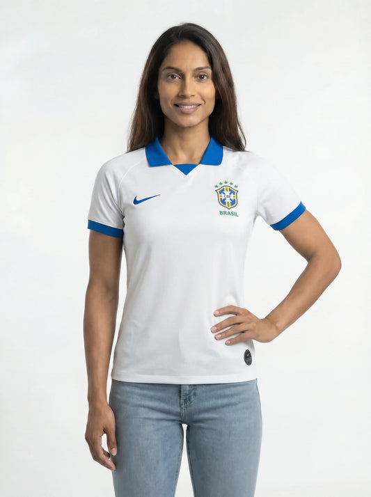 Camisa Feminina Brasil Branca II 2022