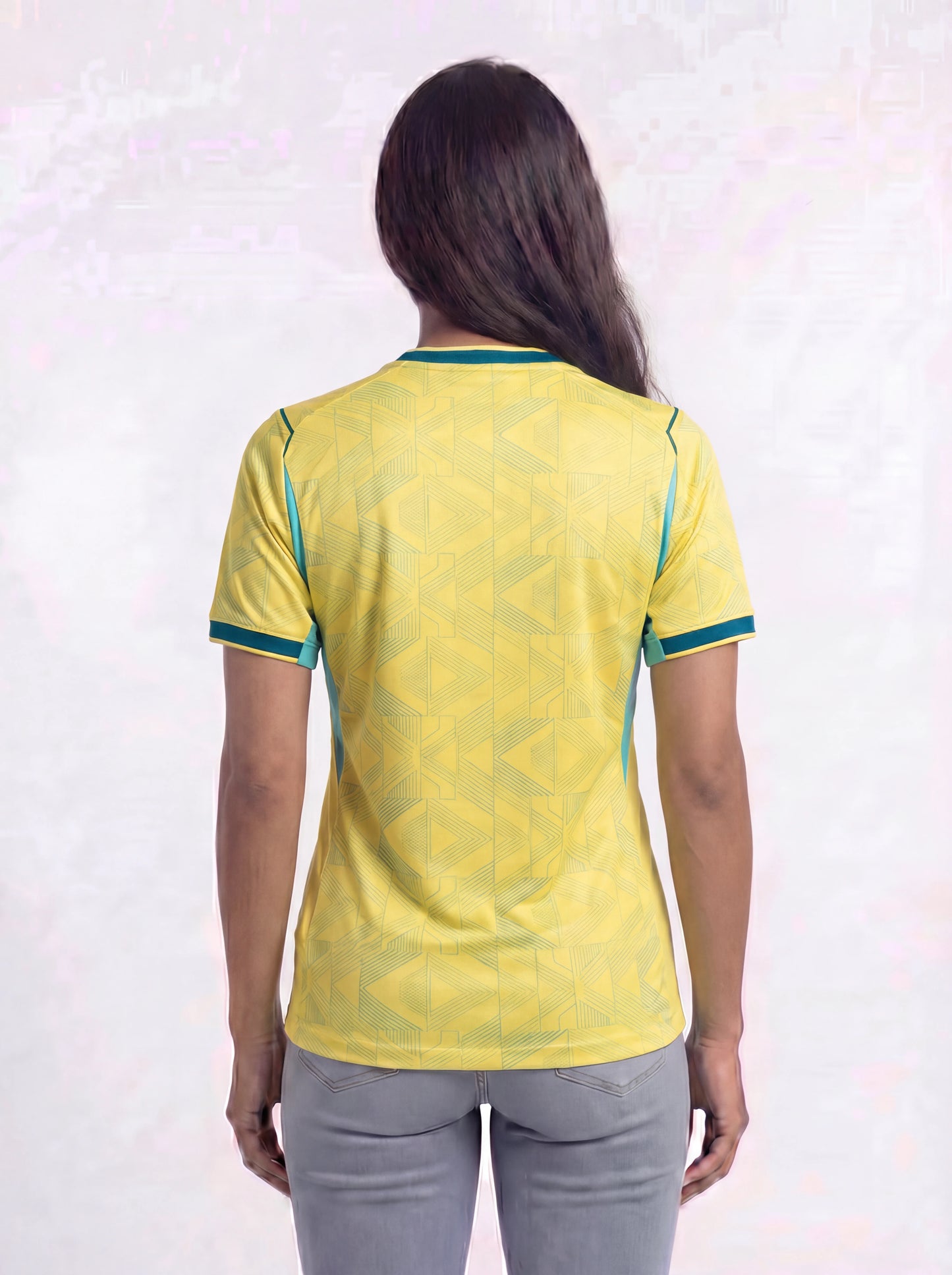 Camisa Feminina Jogador Seleção Brasil Amarela I 1.1 Idêntica a original 26/27