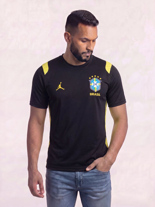 Camisa Seleção Brasil Treino Preta Copa 26/27