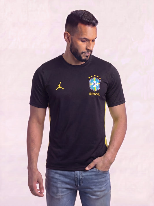 Camisa Seleção Brasil Treino Preta Copa 26/27