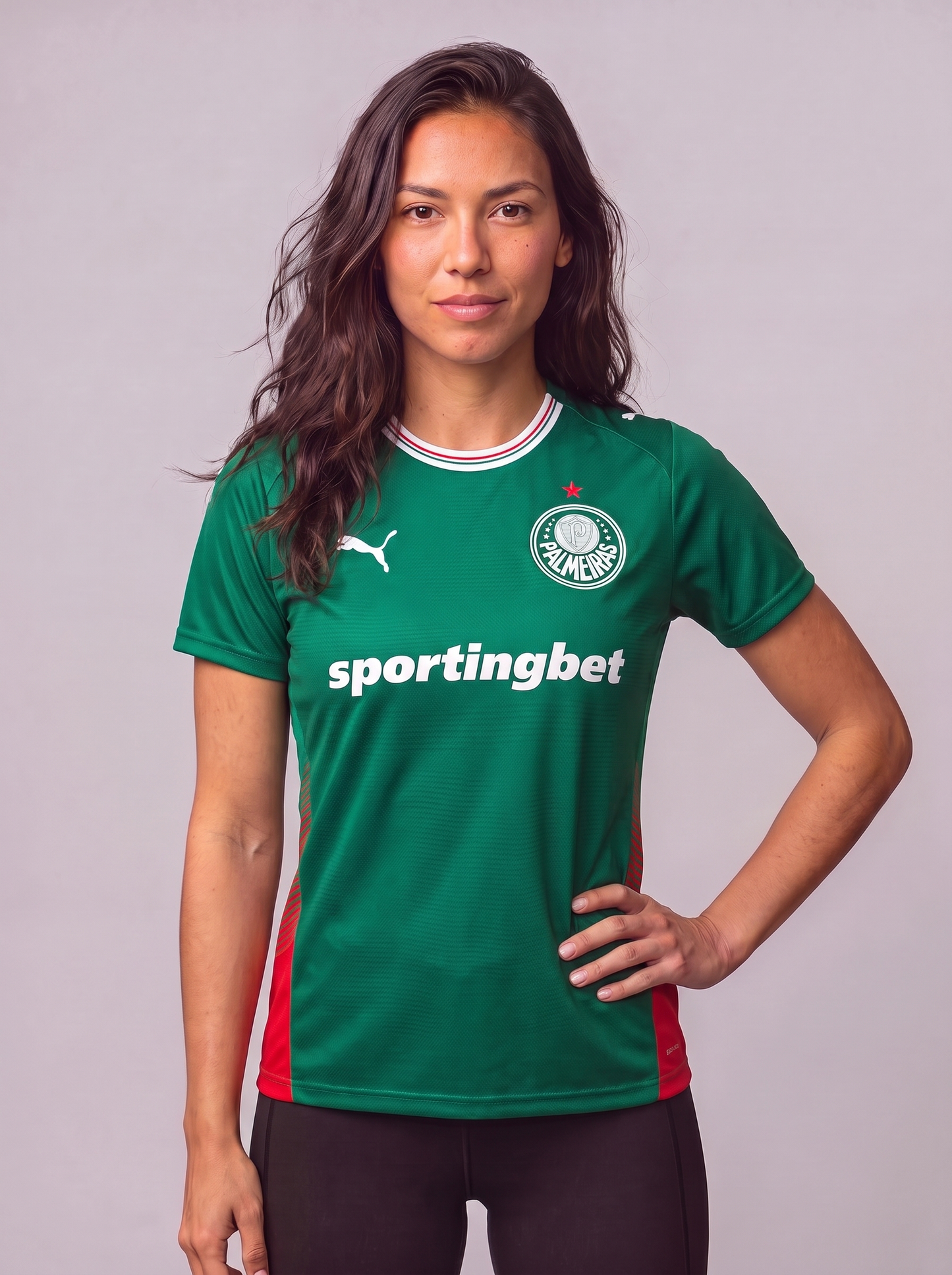 Camisa Feminina Palmeiras Verde I 26/27