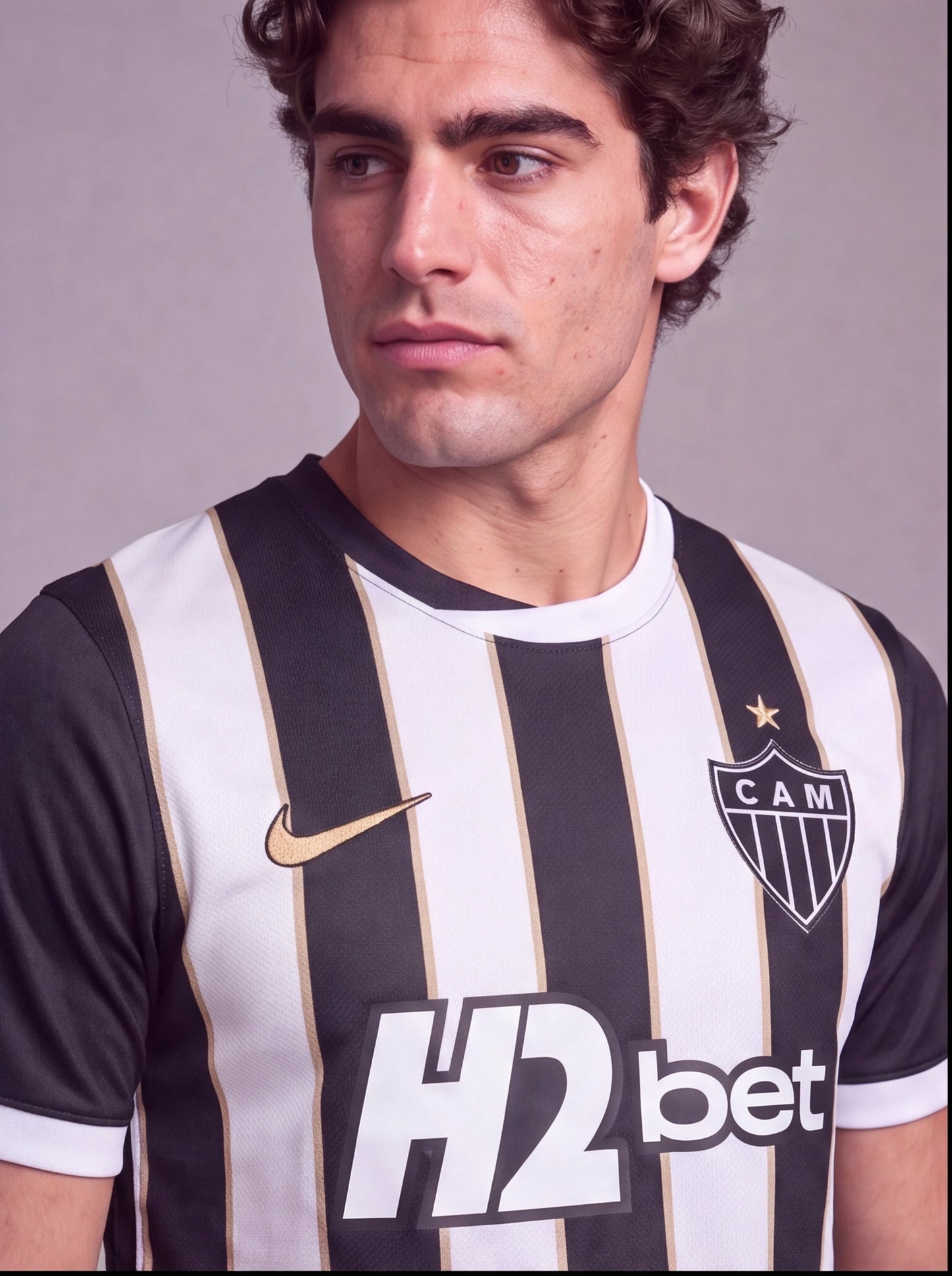 Camisa Atlético Mineiro Listrada I 26/27