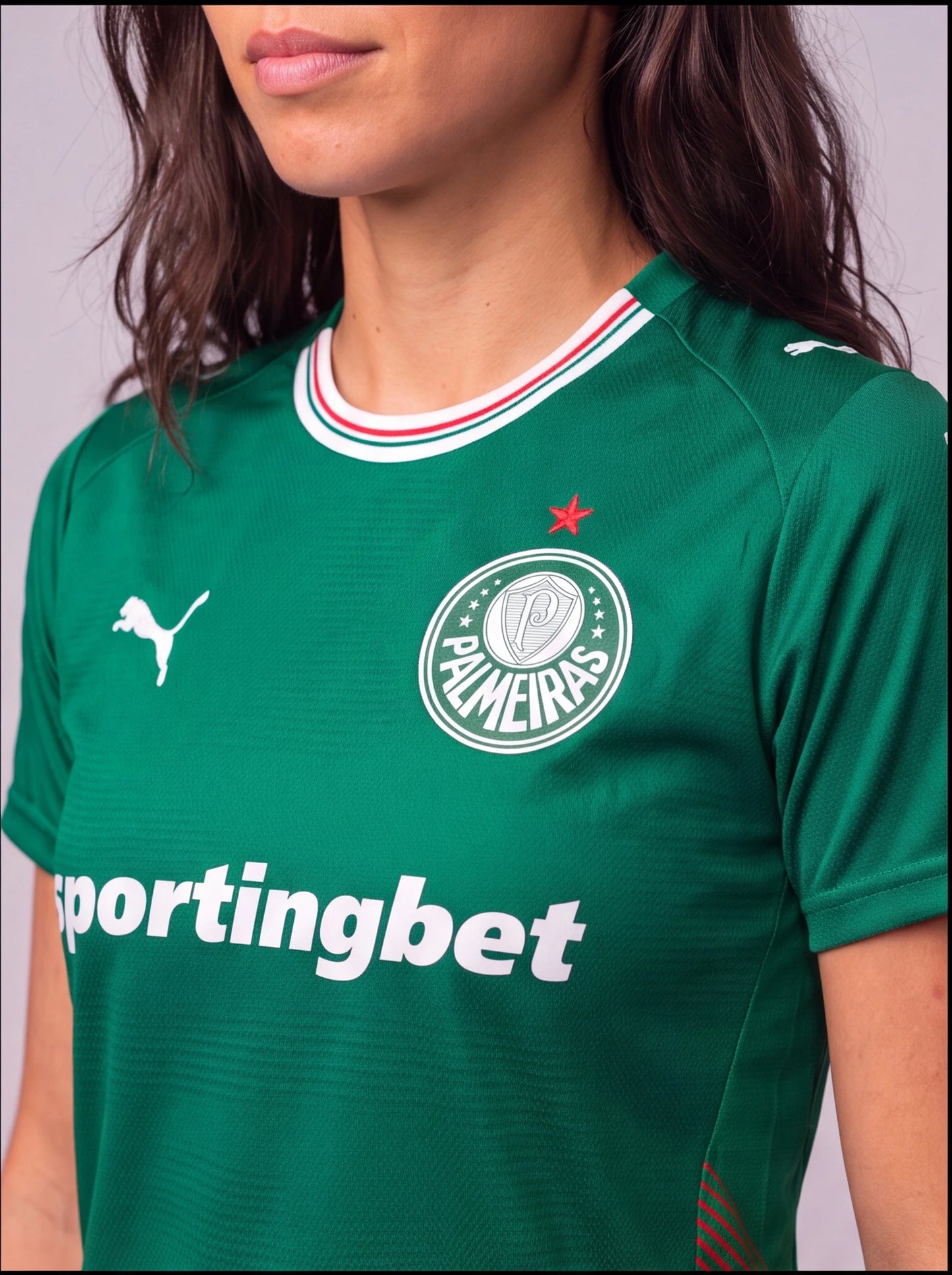 Camisa Feminina Palmeiras Verde I 26/27