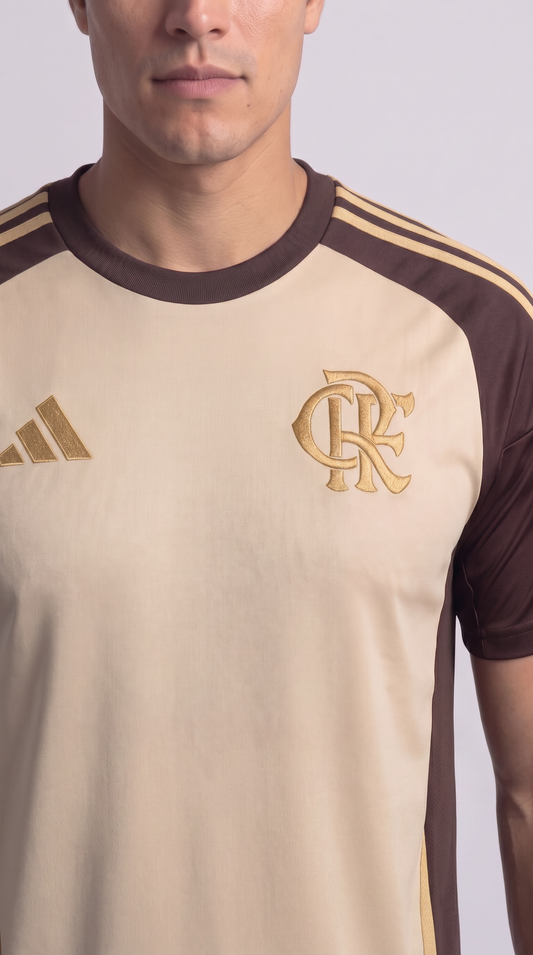 Camisa Flamengo Treino Bege 26/27