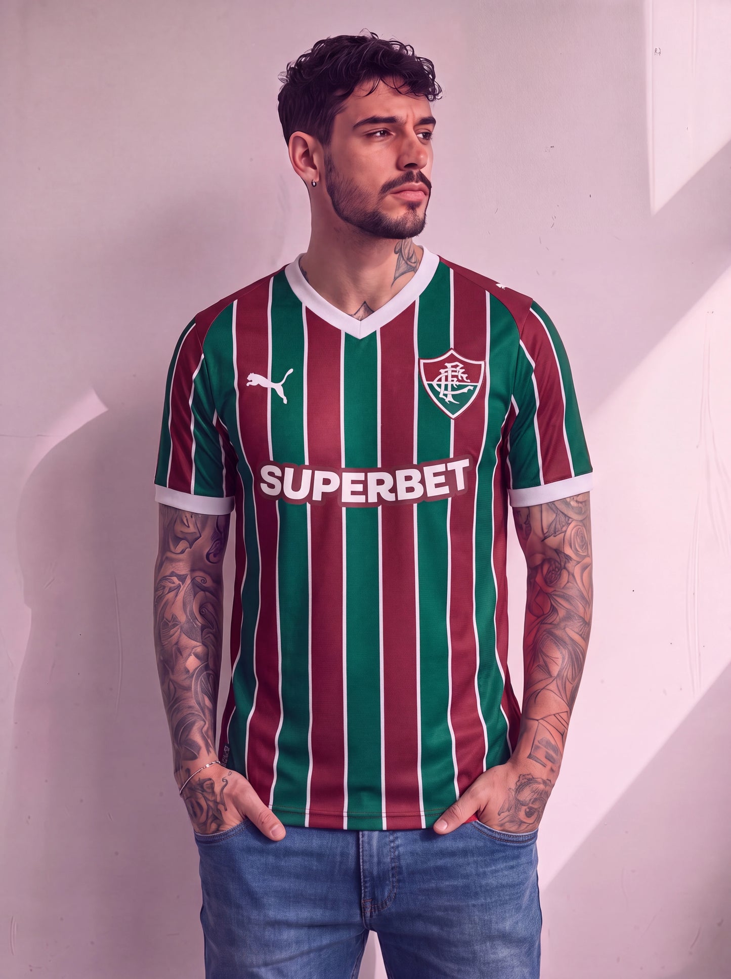 Camisa Fluminense Listrada I 26/27