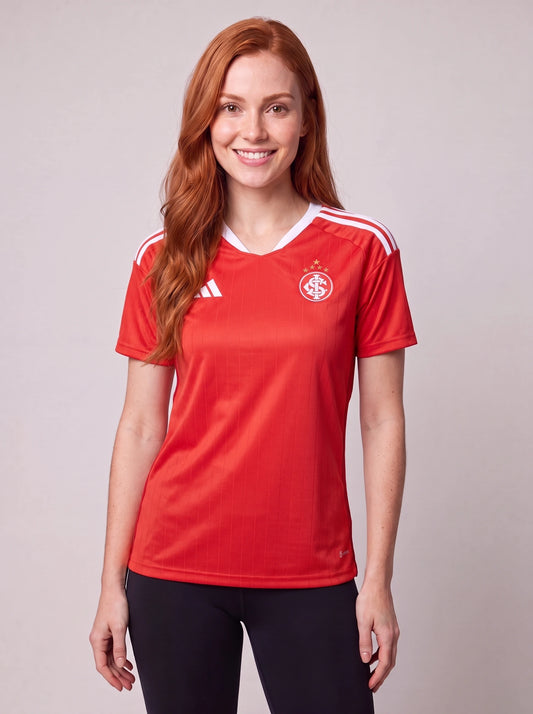 Camisa Feminina Internacional Vermelha I 26/27
