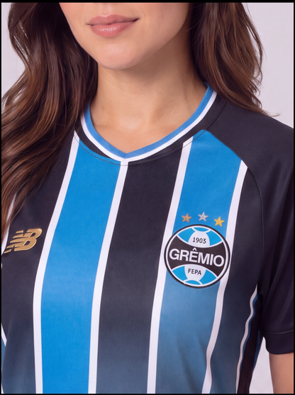 Camisa Feminina Grêmio Tricolor I 26/27