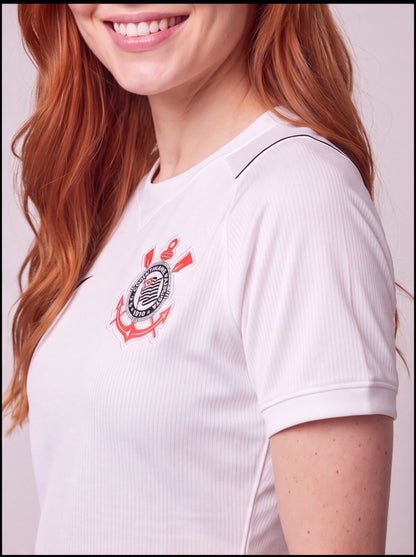 Camisa Feminina Corinthians Branca I 26/27