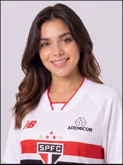 Camisa Feminina São Paulo Branca I 26/27