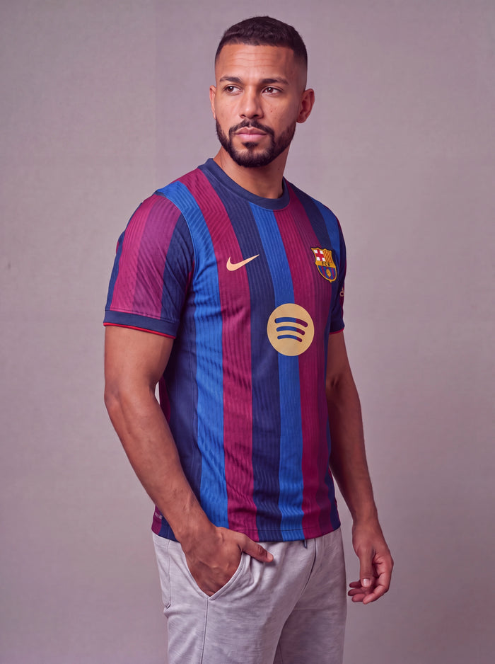 Camisa Jogador Barcelona Listrada I 26/27