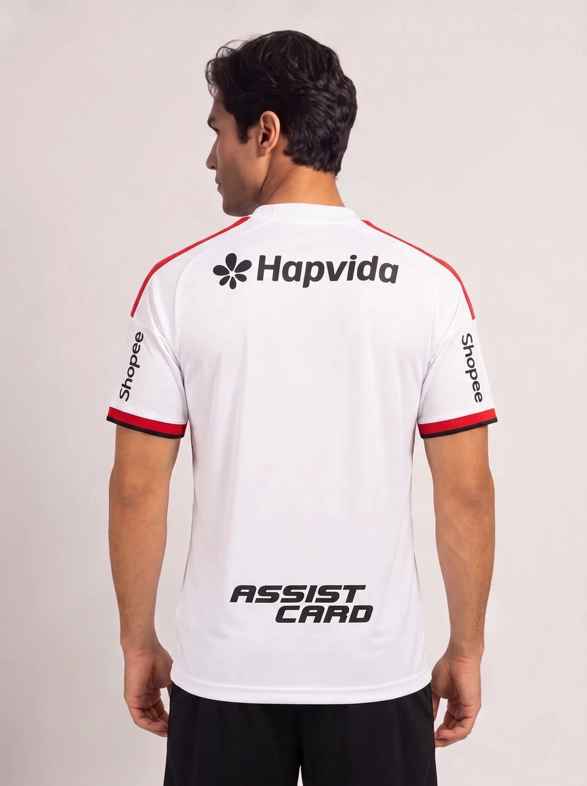 Camisa Jogador Flamengo Branca II com Path + Todos patrocinadores 26/27