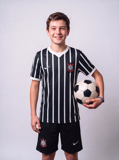 Kit Infantil Corinthians Preto II 26/27