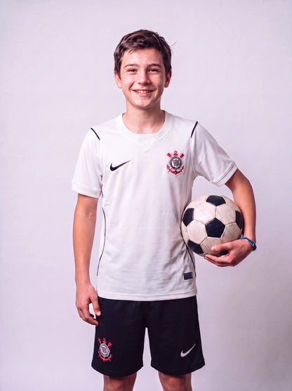 Kit Infantil Corinthians Branco I 26/27