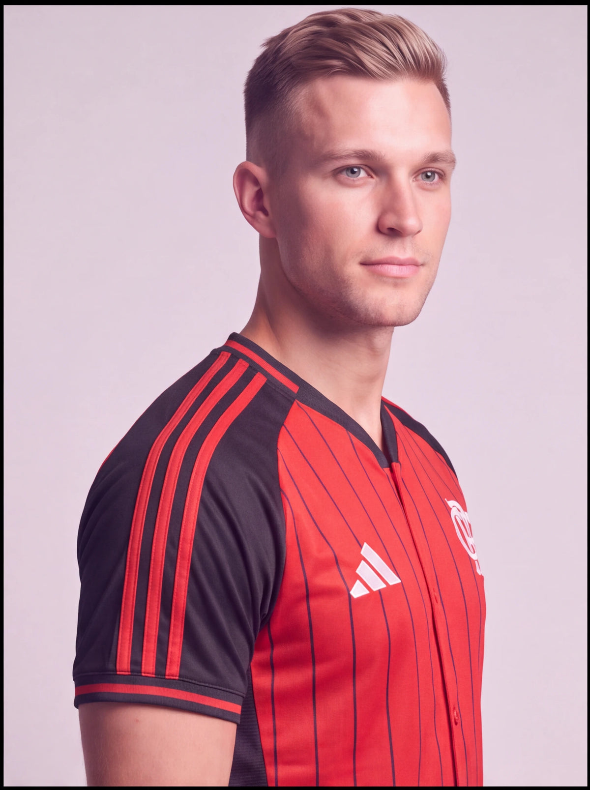 Camisa Baseball Flamengo Vermelha Especial