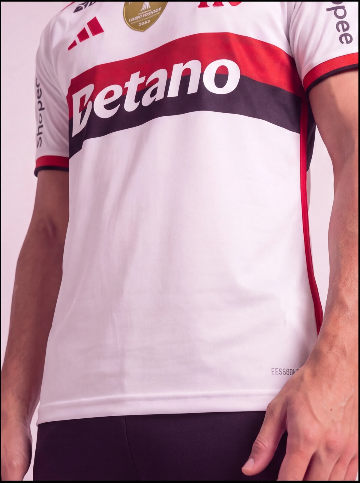 Camisa Jogador Flamengo Branca II com Path + Todos patrocinadores 26/27