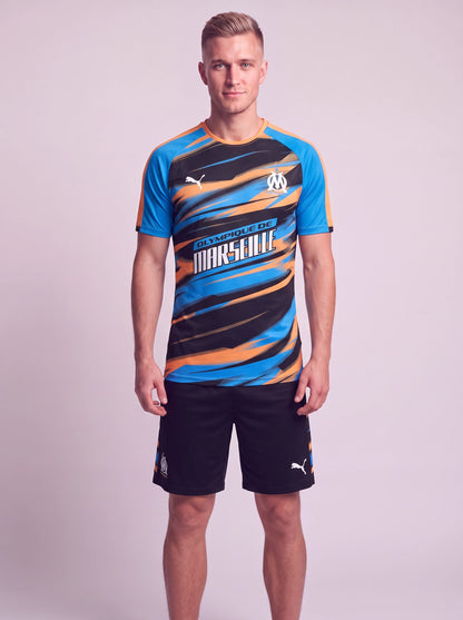 Kit Camisa e Short Olympique de Marseille Cor 1