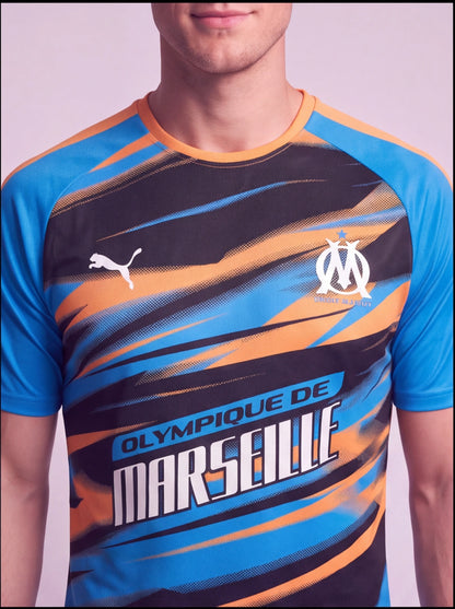 Kit Camisa e Short Olympique de Marseille Cor 1