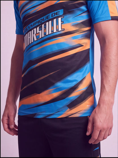 Kit Camisa e Short Olympique de Marseille Cor 1