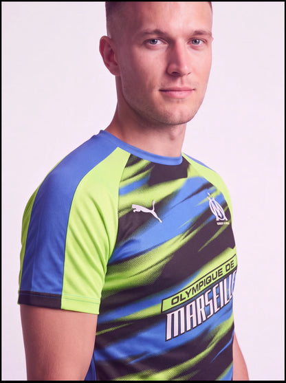 Kit Camisa e Short Olympique de Marseille Cor 3