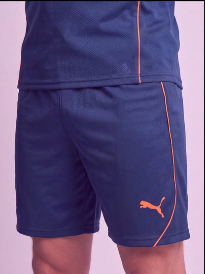 Kit Camisa e Short Olympique de Marseille Azul Escuro