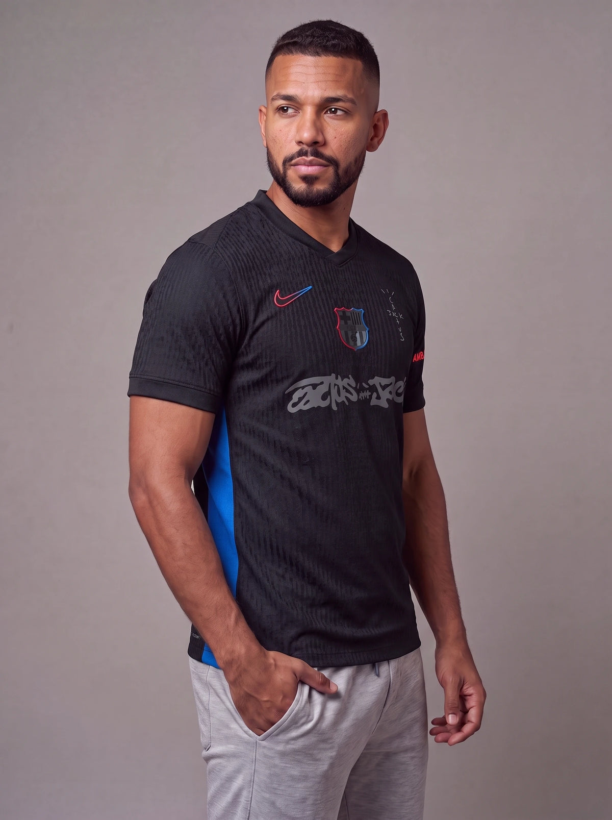 Camisa Jogador Barcelona Preta II 25/26