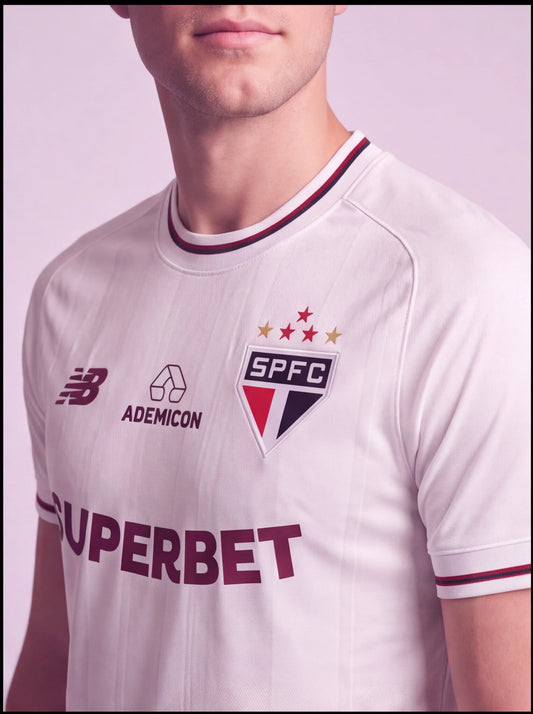 Camisa Jogador São Paulo Branca/Off White III 26/27